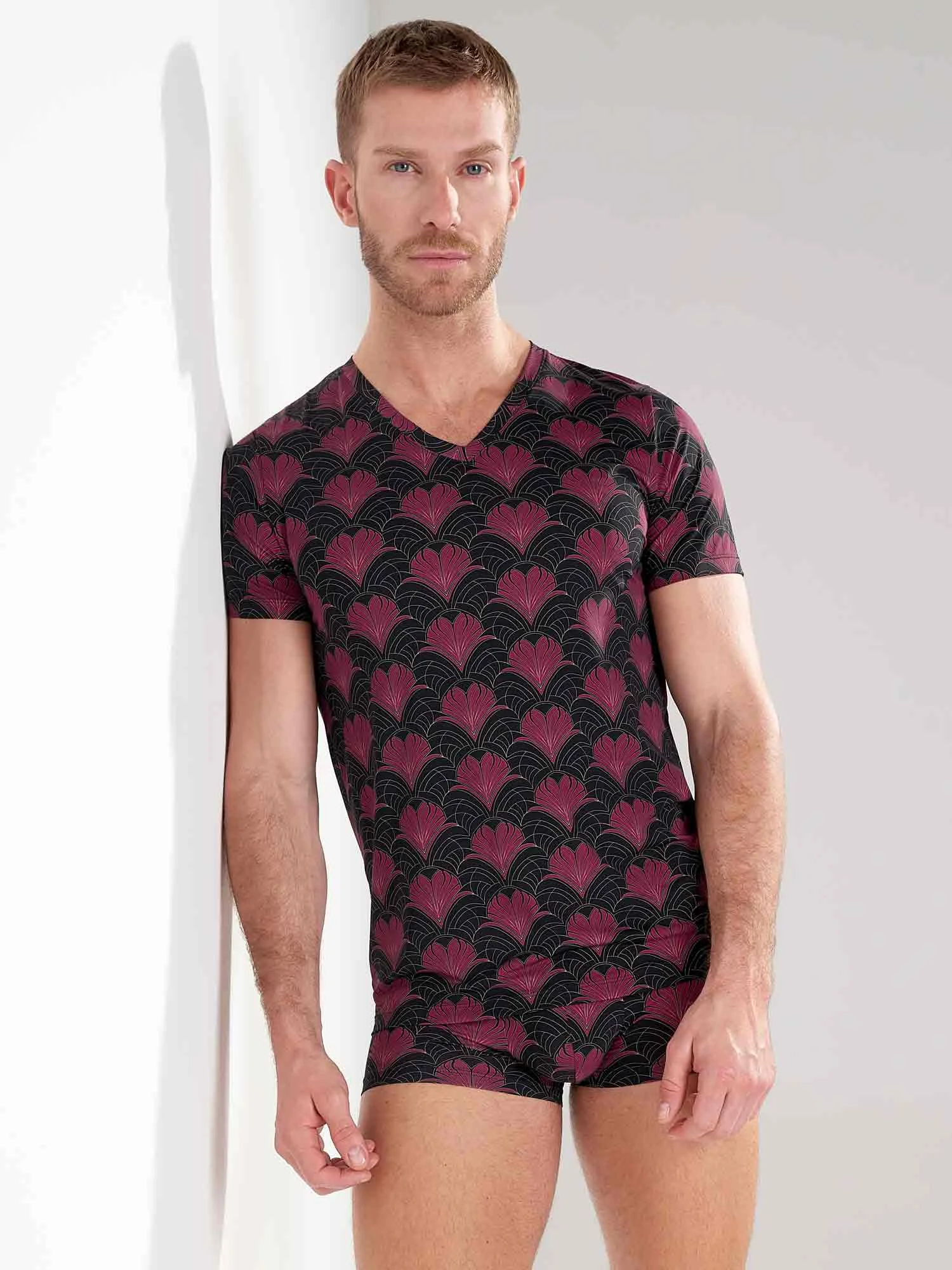 T-Shirt med V-udskæring - Carlyle 5