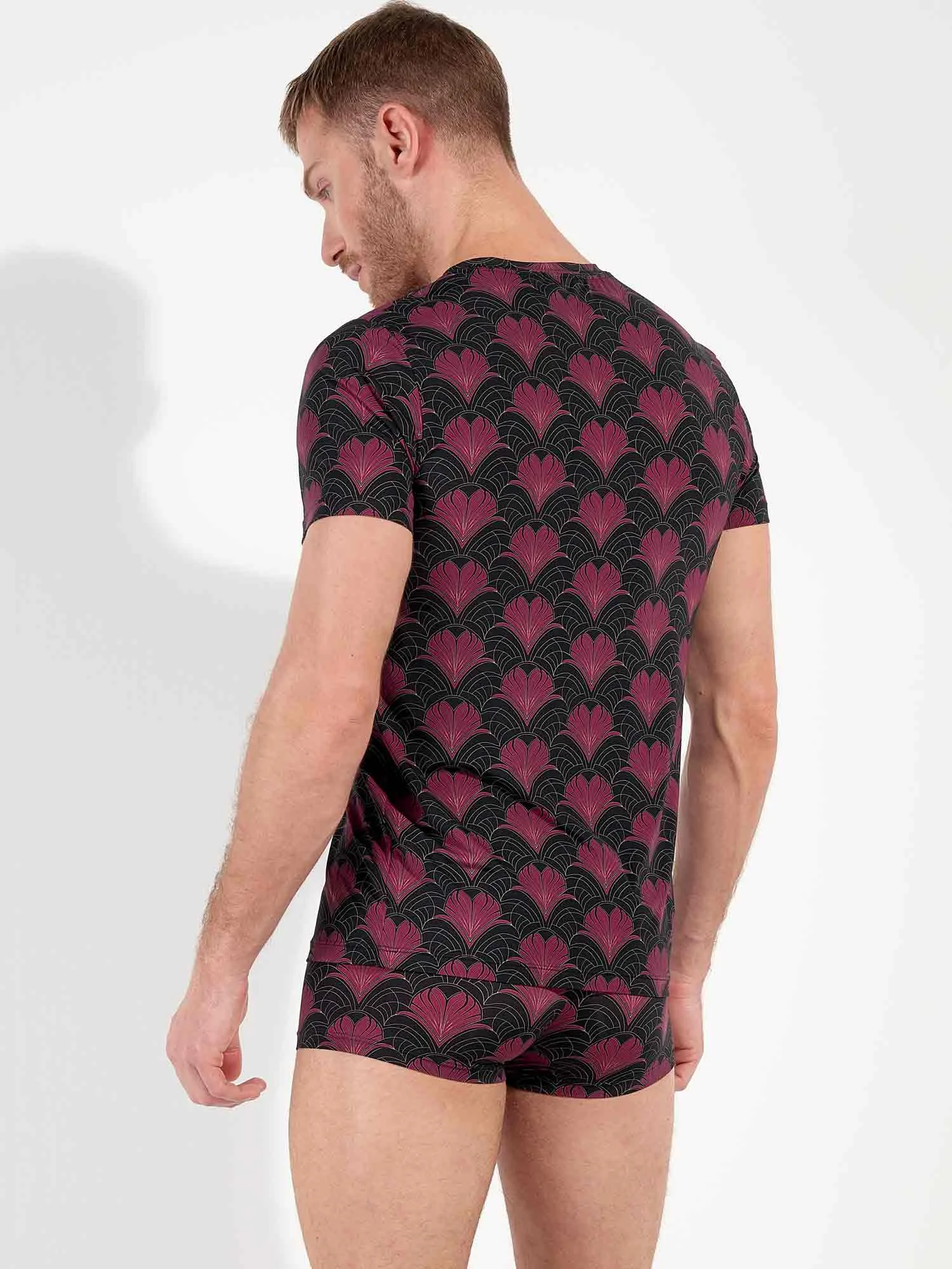 T-Shirt med V-udskæring - Carlyle 6