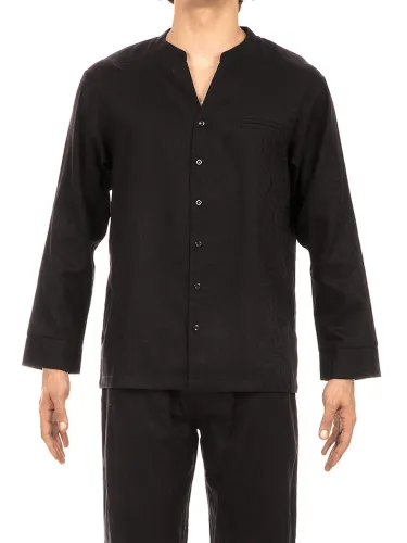 Long Woven Sleepwear - Mosaic 1