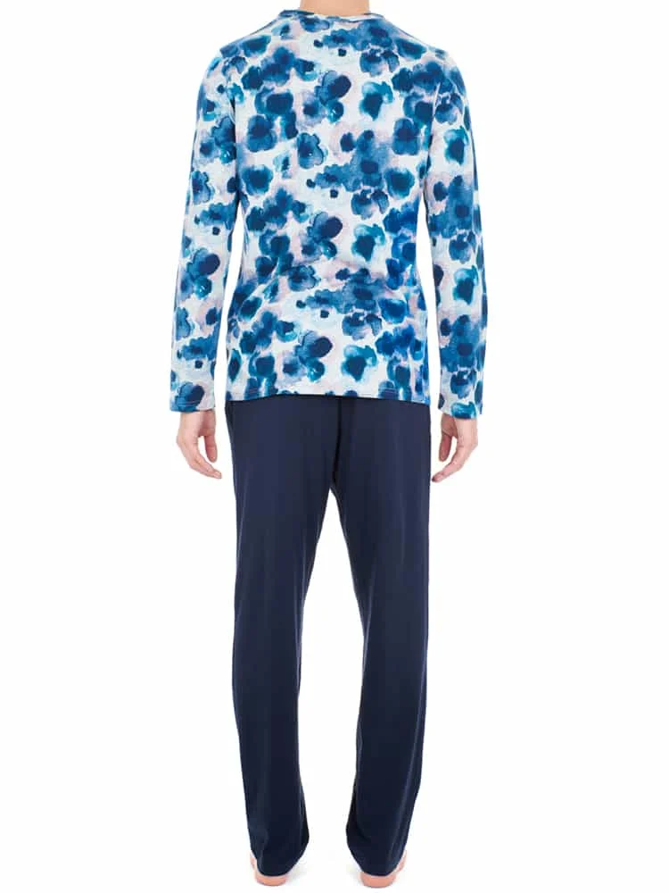Long Sleepwear - Aqua Flower 2
