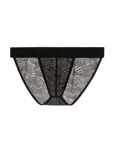 Tanga Briefs - Zebra Lace 1