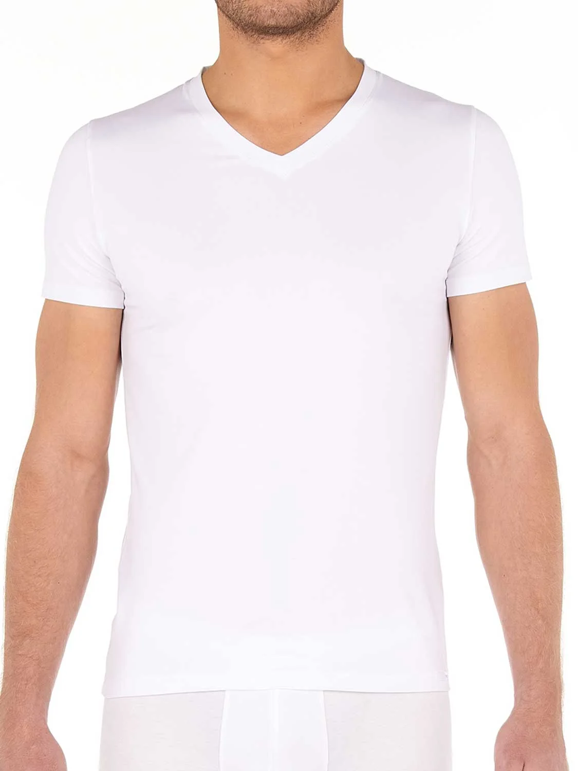 T-Shirt V-neck - Tencel Soft 3