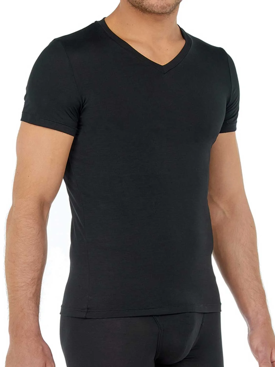 T-Shirt V-neck - Tencel Soft 2