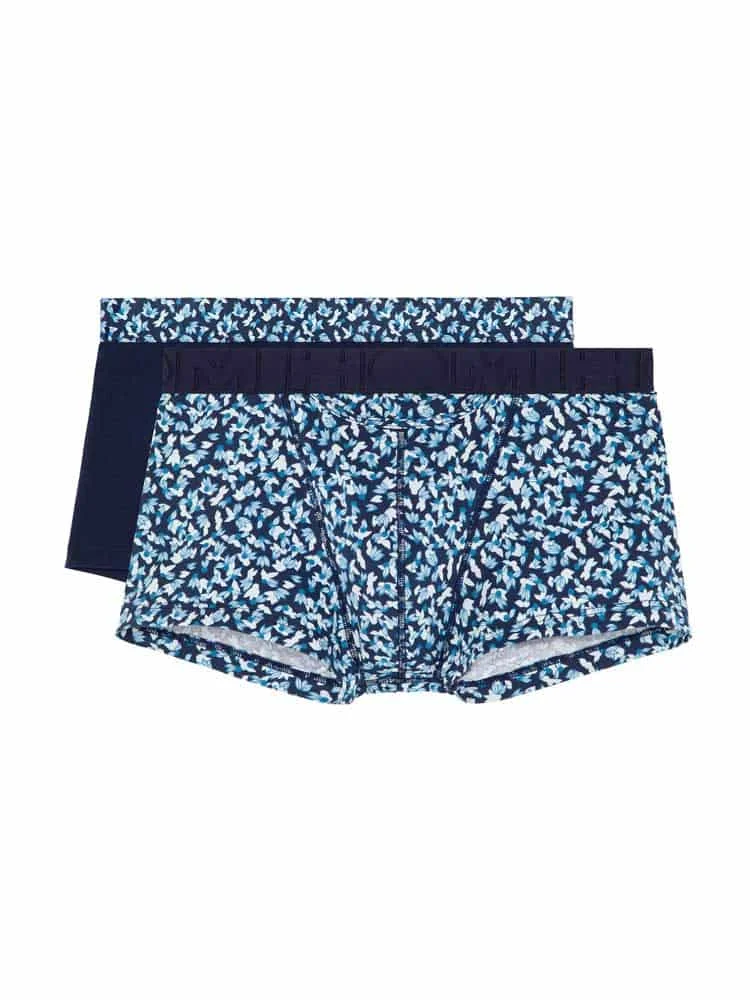 2p Boxer Briefs HO1 - Blue Flower #2 1