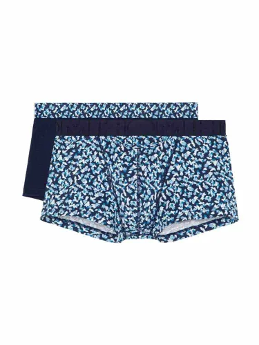 2p Boxer Briefs HO1 - Blue Flower #2 1
